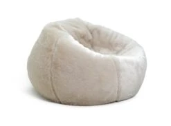 Kaikoo Ayrton Fur Beanbag- Cream -Trend Furniture 9556696 R Z002A