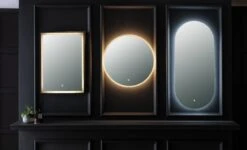 Habitat Circle Backlight LED Mirror - White -Trend Furniture 9559246 R Z003C