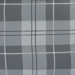 Habitat Check Charcoal Grey Bedding Set - Single -Trend Furniture 9561155 R B001