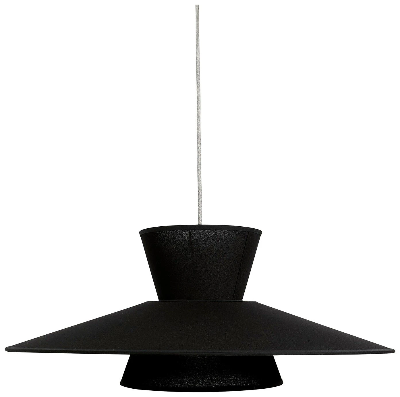 Habitat Linen Otton 2 Tier Easy Fit Shade - Black 4 Habitat Linen Otton 2 Tier Easy Fit Shade - Black - Image 2