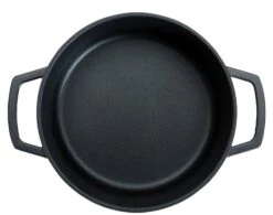 Habitat 2.4 Litre Aluminium Casserole Dish - Black -Trend Furniture 9561629 R Z002A