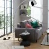 Habitat Nalone Arc Floor Lamp – Chrome & Marble -Trend Furniture 9562415 R Z001A