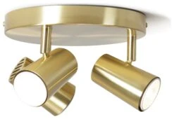 Habitat 3 Light Spotlight Plate - Brass 12 Habitat 3 Light Spotlight Plate - Brass -Trend Furniture 9563366 R Z006A