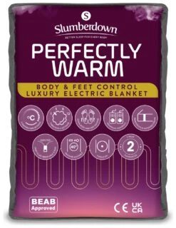 Slumberdown Perfectly Warm Luxury Electric Blanket - Single