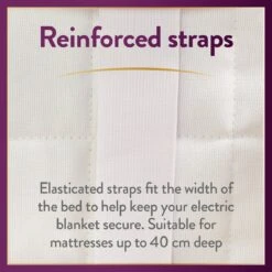 Slumberdown Perfectly Warm Luxury Electric Blanket - Single -Trend Furniture 9564516 R Z009A