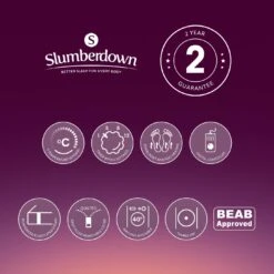 Slumberdown Perfectly Warm Luxury Electric Blanket - Single -Trend Furniture 9564516 R Z013A