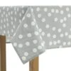Habitat Spot Wipe Clean Tablecloth - Grey And White 2 Habitat Spot Wipe Clean Tablecloth - Grey And White -Trend Furniture 9566710 R Z001A