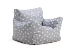 Habitat Kids Funzee Grey Stars Bean Bag -Trend Furniture 9571815 R Z003A