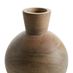 Habitat Mango Wood Vase - Natural -Trend Furniture 9573662 R Z003A