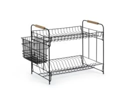 Habitat Industrial Wire Dish Drainer - Black 8 Habitat Industrial Wire Dish Drainer - Black -Trend Furniture 9575309 R Z003A