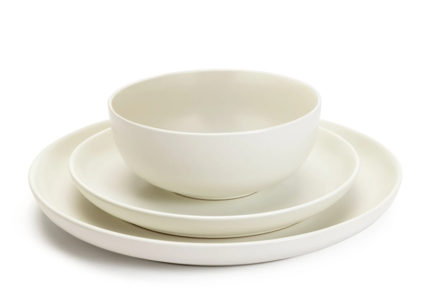 Habitat 12 Piece Stoneware Dinner Set - White 6 Habitat 12 Piece Stoneware Dinner Set - White - Image 4