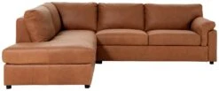 Habitat Florence Leather Left Hand Corner Chaise Sofa - Tan 14 Habitat Florence Leather Left Hand Corner Chaise Sofa - Tan -Trend Furniture 9578746 R Z002A