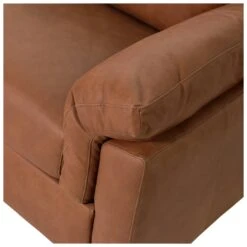 Habitat Florence Leather Left Hand Corner Chaise Sofa - Tan 17 Habitat Florence Leather Left Hand Corner Chaise Sofa - Tan -Trend Furniture 9578746 R Z005A