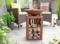 La Hacienda Aged Effect Fire Bowl -Trend Furniture 9578760 R Z005A