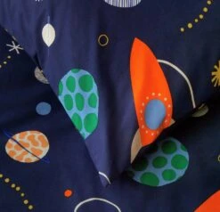 Habitat Kids Glow In The Dark Space Bedding Set - Toddler -Trend Furniture 9581001 R Z003A