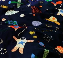 Habitat Kids Glow In The Dark Space Bedding Set - Toddler -Trend Furniture 9581001 R Z007A
