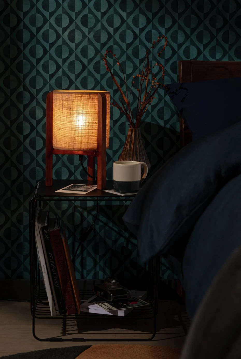 Habitat Arbaa Woven Column Table Lamp - Natural 3 Habitat Arbaa Woven Column Table Lamp - Natural - Image 2