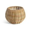 Habitat Round Rattan Planter - Natural