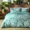 Habitat Abstract Green Leaf & White Bedding Set - Single -Trend Furniture 9593226 R Z001C
