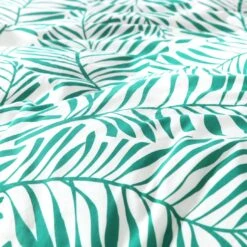 Habitat Abstract Green Leaf & White Bedding Set - Single -Trend Furniture 9593226 R Z004C