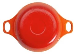 Habitat 20cm Round Cast Iron Oven Dish - Orange -Trend Furniture 9594036 R Z004A