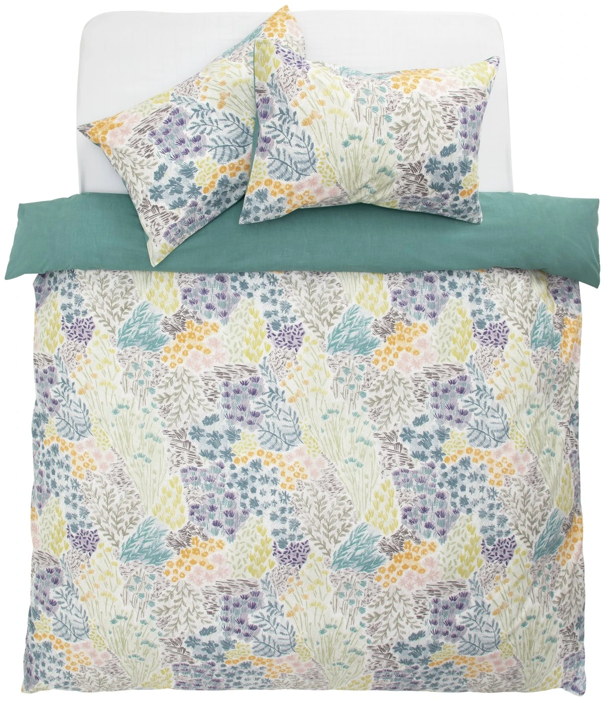 Habitat Herbalist Cotton Floral Print Bedding Set - Single 5 Habitat Herbalist Cotton Floral Print Bedding Set - Single - Image 3