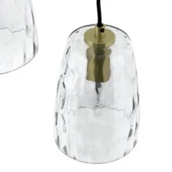 Habitat Webb 5 Light Cluster Pendant - Glass & Brass -Trend Furniture 9600573 R Z002A