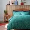 Habitat Emerald Brush Strokes Green Bedding Set - Single -Trend Furniture 9602382 R Z001A