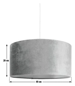 Habitat Gaia Velvet & Foil 40cm Drum Shade - Chive 13 Habitat Gaia Velvet & Foil 40cm Drum Shade - Chive -Trend Furniture 9602564 R E001