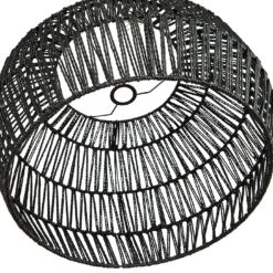 Habitat Neda Rope 55cm Shade - Black -Trend Furniture 9604359 R Z003A