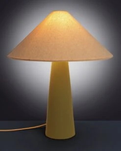 Habitat Conical Ceramic Table Lamp - Olive & Beige -Trend Furniture 9610264 R Z002A