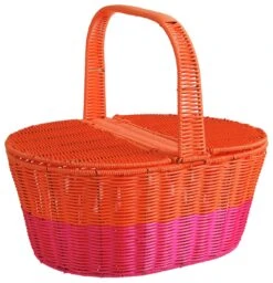 Habitat Abstract Play Bright Baker Style Picnic Basket -Trend Furniture 9610570 R Z002A