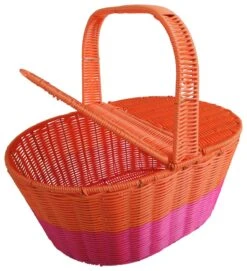 Habitat Abstract Play Bright Baker Style Picnic Basket -Trend Furniture 9610570 R Z003A