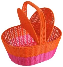 Habitat Abstract Play Bright Baker Style Picnic Basket -Trend Furniture 9610570 R Z004A
