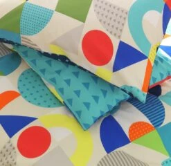 Habitat Kids Geo Shapes Twin Pack Bedding Set - Double -Trend Furniture 9610790 R Z003A