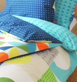 Habitat Kids Geo Shapes Twin Pack Bedding Set - Double -Trend Furniture 9610790 R Z006A