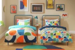 Habitat Kids Geo Shapes Twin Pack Bedding Set - Double -Trend Furniture 9610790 R Z007A