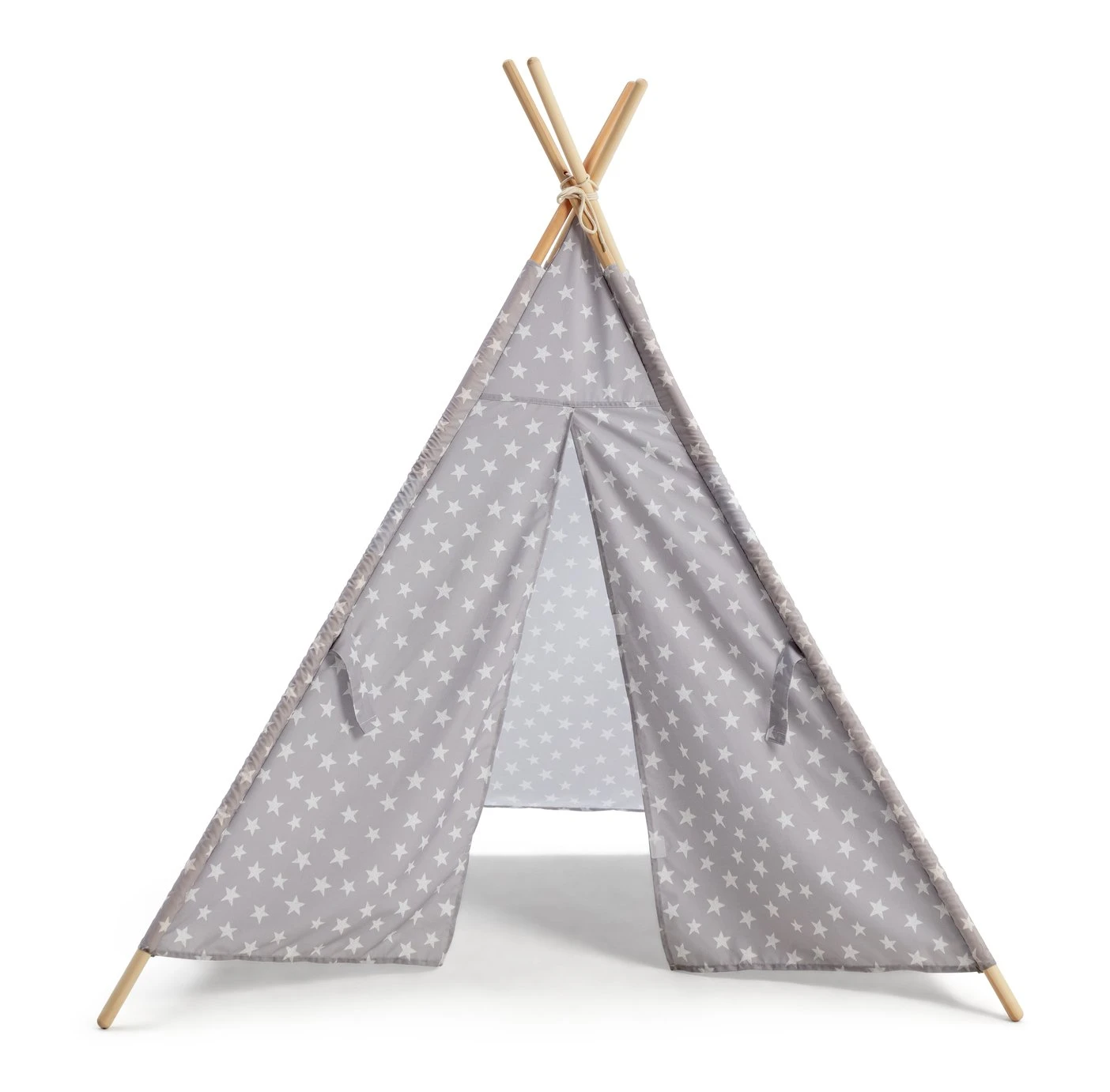 Habitat Kids Grey Stars Teepee Tent 6 Habitat Kids Grey Stars Teepee Tent - Image 4