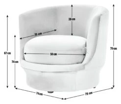 Habitat Ronda Velvet Accent Chair - Olive Green -Trend Furniture 9613058 R E001