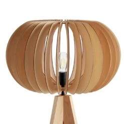 Habitat Achille Ash Wooden Tripod Floor Lamp - Oak -Trend Furniture 9615489 R Z005A