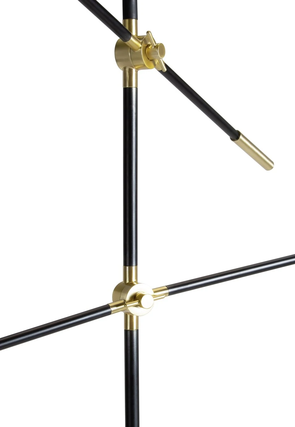 Habitat Jalonee Double Arm Floor Lamp - Black & Brass 7 Habitat Jalonee Double Arm Floor Lamp - Black & Brass - Image 5