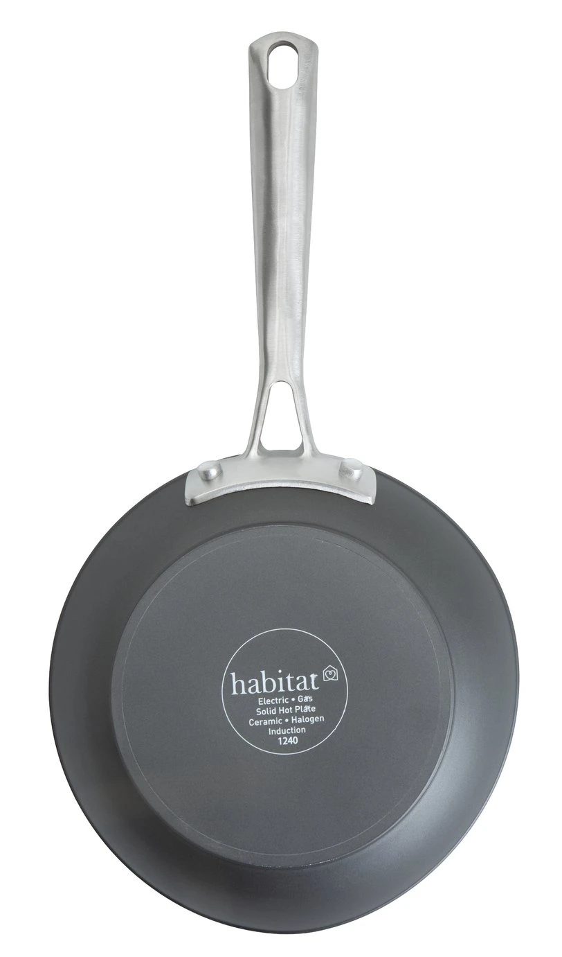 Habitat 20cm Hard Anodised Aluminium Frying Pan 6 Habitat 20cm Hard Anodised Aluminium Frying Pan - Image 4