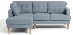 Habitat Joshua Left Hand Corner Chaise Sofa - Blue -Trend Furniture 9621844 R Z003A