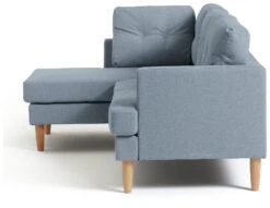 Habitat Joshua Left Hand Corner Chaise Sofa - Blue -Trend Furniture 9621844 R Z004A