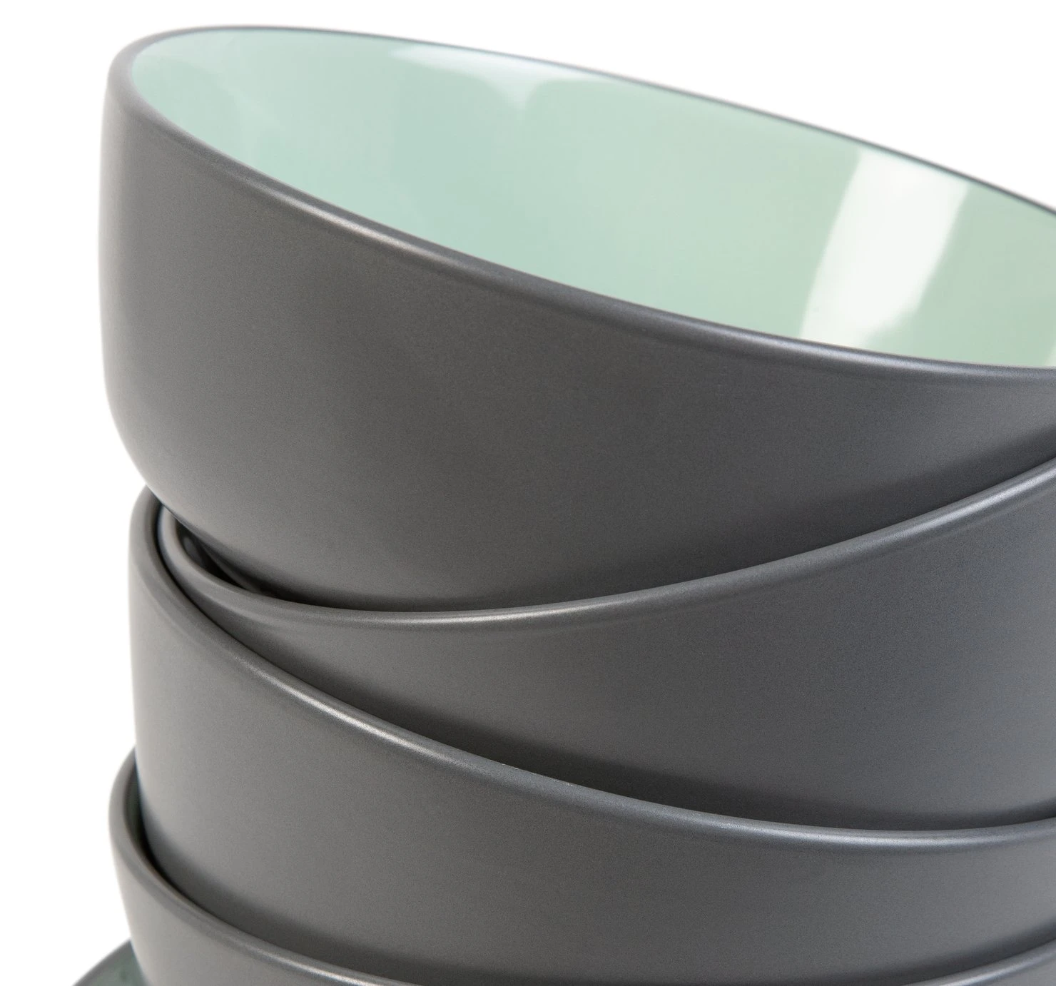 Habitat Two Tone 16 Piece Stoneware Dinner Set 7 Habitat Two Tone 16 Piece Stoneware Dinner Set - Image 5