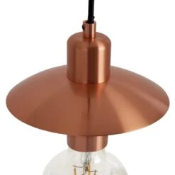 Habitat Coleman Metal Pendant Light - Copper -Trend Furniture 9628081 R Z002A