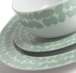 Habitat Scandi Decal 12 Piece Porcelain Dinner Set -Trend Furniture 9634721 R Z005A