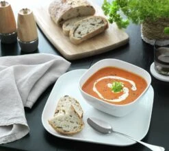 Habitat Riko Square 4 Piece Cereal Bowls - White 8 Habitat Riko Square 4 Piece Cereal Bowls - White -Trend Furniture 9634790 R Z001C