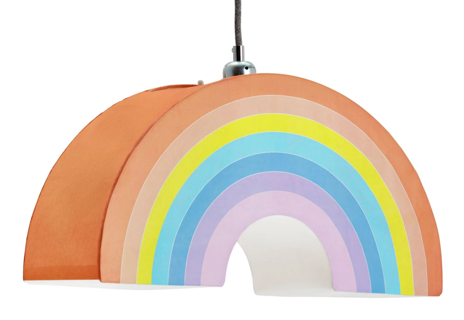 Habitat Kids Rainbow Paper Shade - Multicoloured 4 Habitat Kids Rainbow Paper Shade - Multicoloured - Image 2
