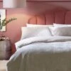Habitat Pinsonic Velvet Plain Grey Bedding Set - Double -Trend Furniture 9649338 R Z001A